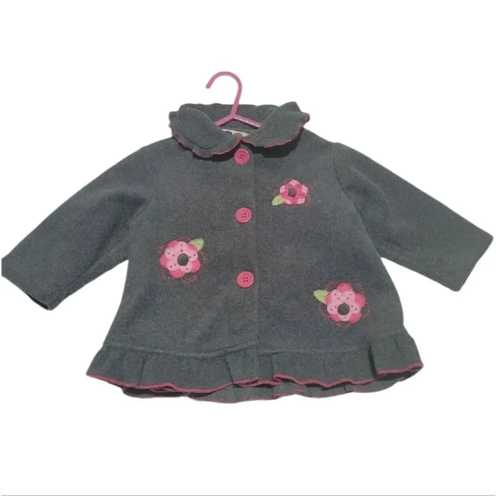 Girls coat & matching hat